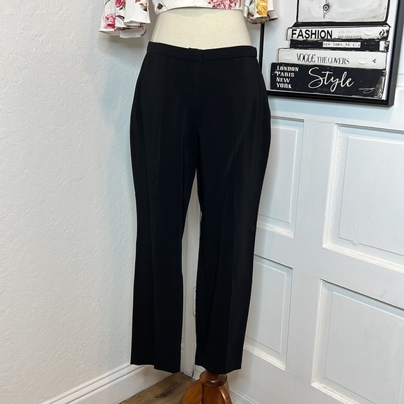 Rosetta Getty Black Straight Leg Trousers Size 6 - Picture 1 of 7